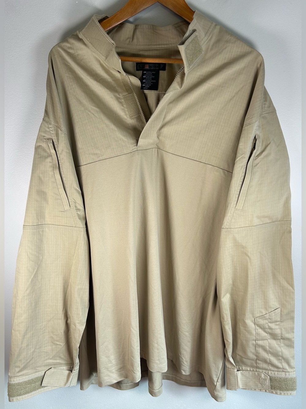 5.11 Tactical Stryke TDU Rapid Shirt Size 3XL Ripstop Fabric TDU Khaki Tan NWOT